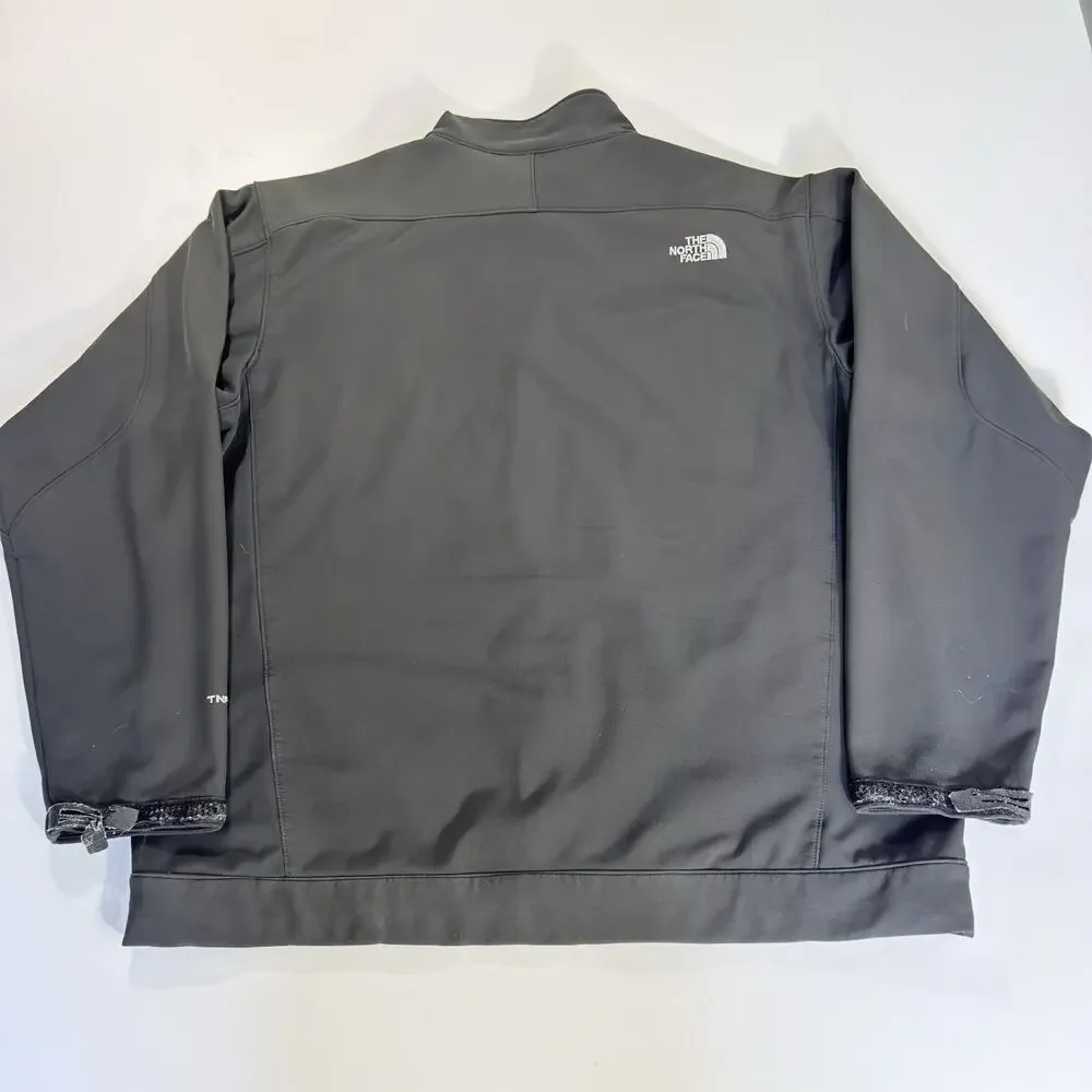 The North Face Apex Bionic Mens XXL Gray Softshell Full Zip Jacket Windproof